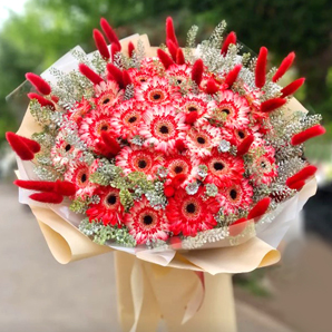 Bouquet with gerberas No. 394 1