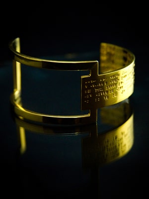 "Erebuni-Yerevan" gold plated bracelet