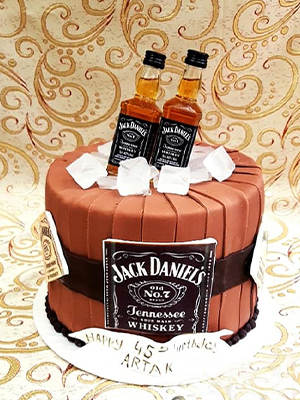 Торт для мужчины "Джек Дэниэлс"